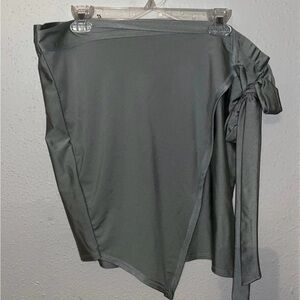 Fashion Nova Asymmetrical Gray Skirt